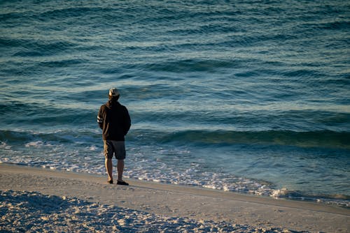 A Man Standing on the Shore