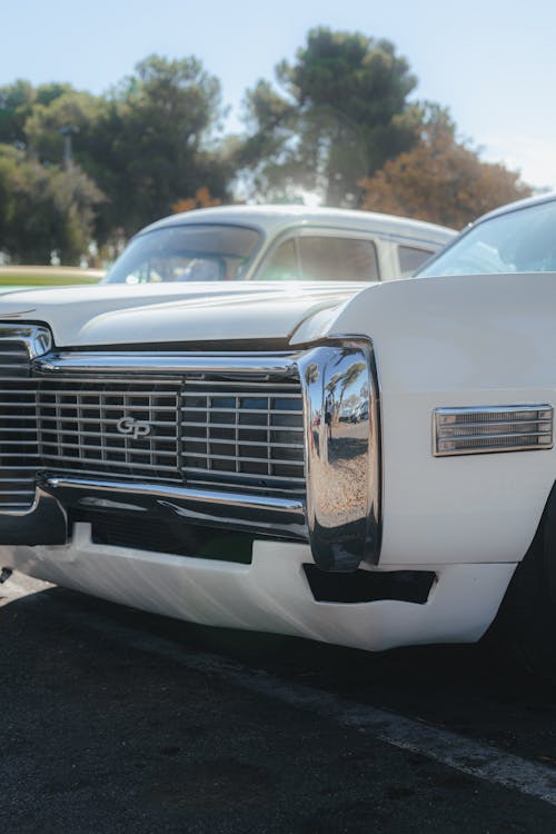 Close Up Shot of a Vintage car 