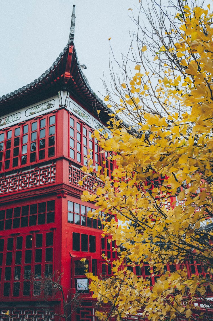 Palace In Fragrant Hills Park In Beijing, China