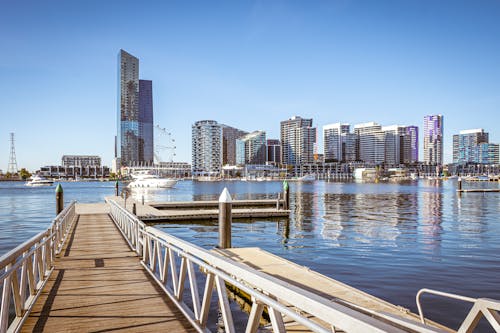 City Skyline View from the Harbor