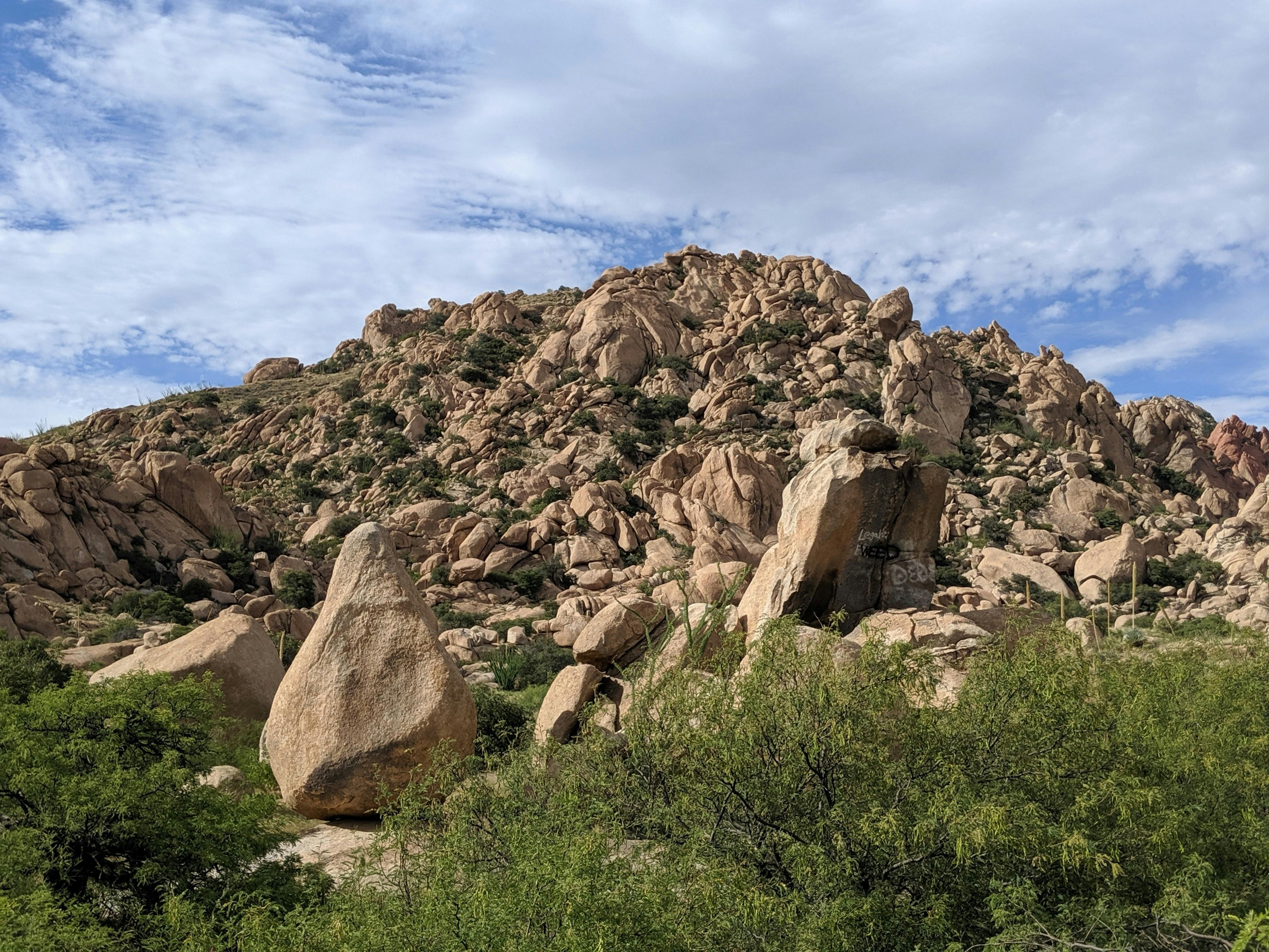 Rock Formation on Hill · Free Stock Photo