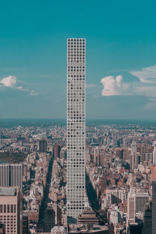 The 432 Park Avenue Condominium Building In New York City Free Stock The 432 Park Avenue Condominium Building In New York City Free Stock