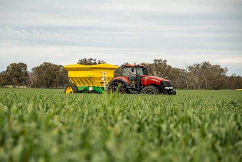 Tractor on Field