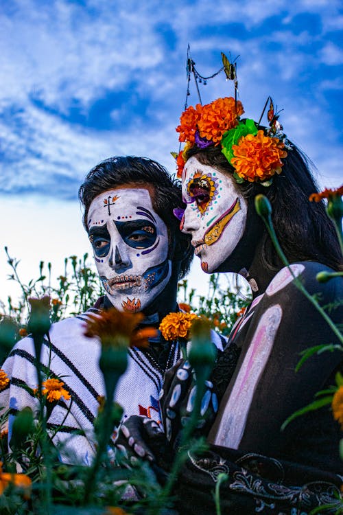 Бесплатное стоковое фото с autoportrait, catrina, мексиканские традиции