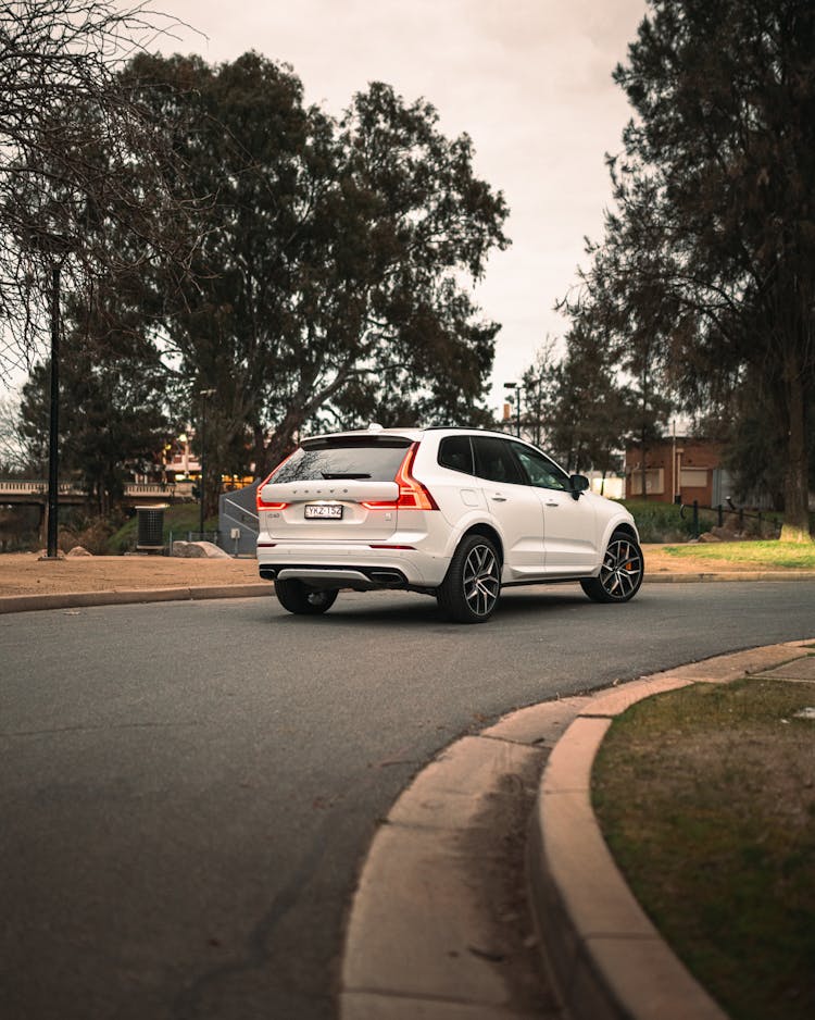 White Car On The Road