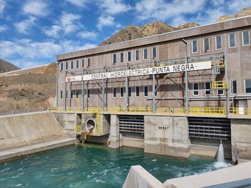 Dam in Punta Negra, Argentina