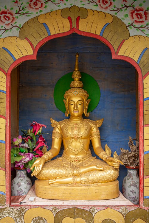 Gold Buddha at the Altar