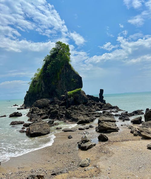 Photo of Rock Formation on Seashore