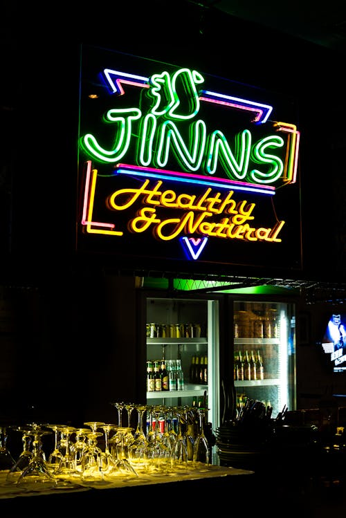 Jinns Healthy and Natural Neon Light Signage