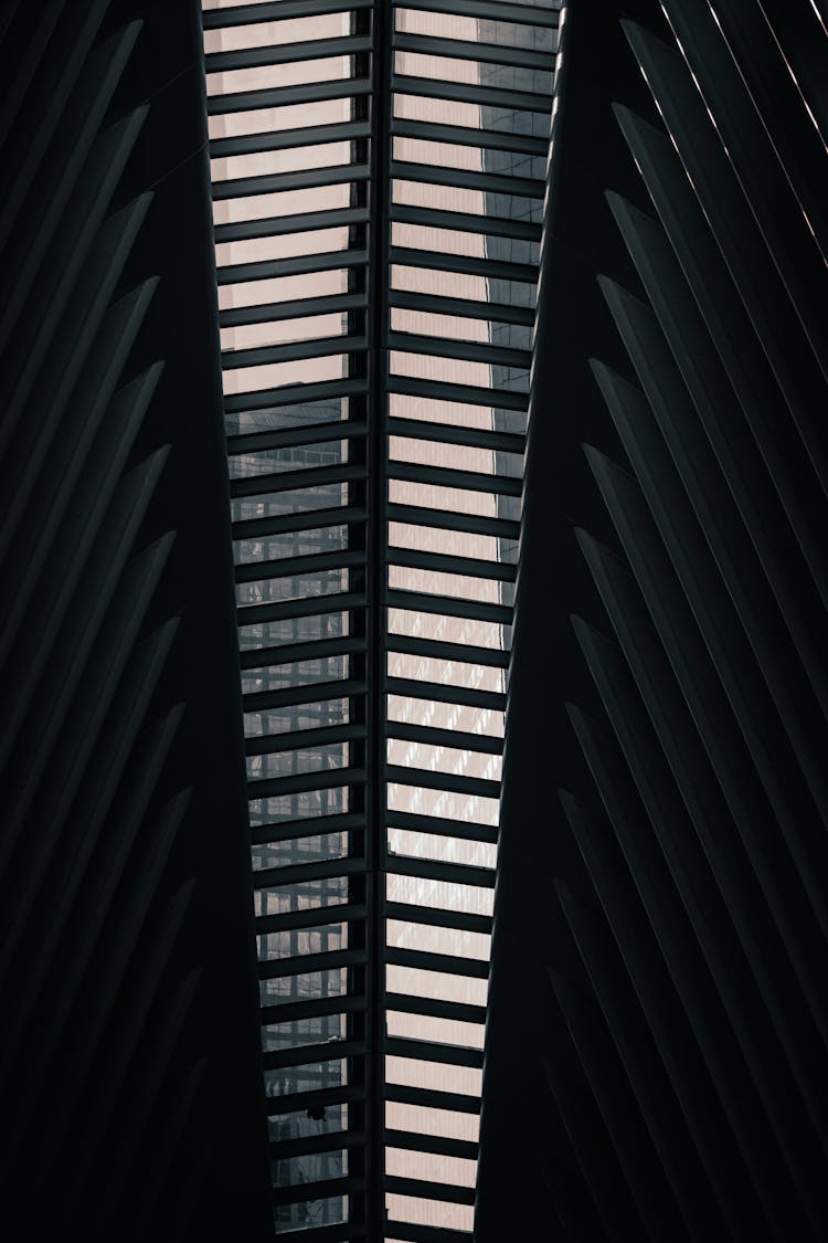 Looking Up Inside The Oculus Building