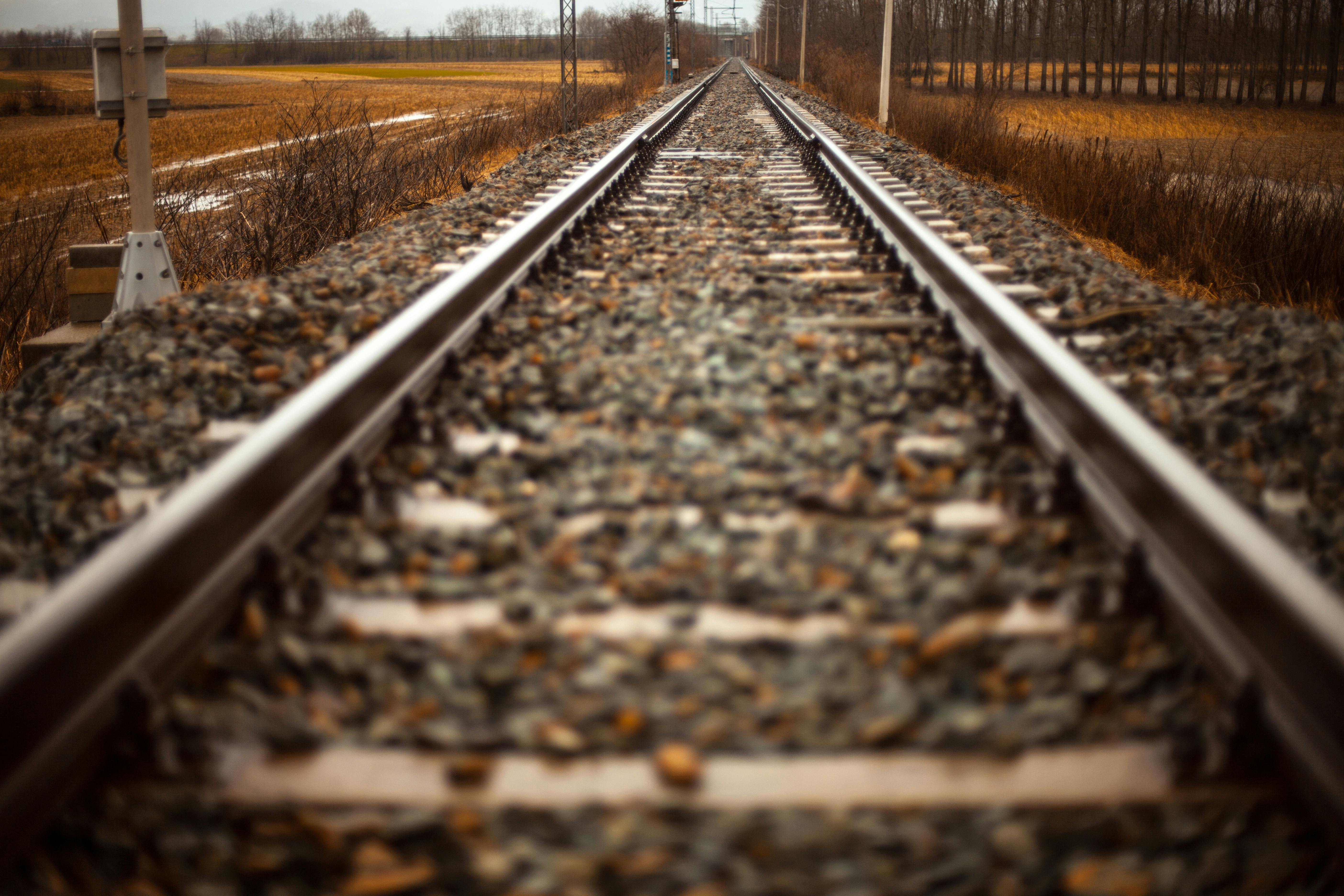 Shift-tilt Lens Photography of Train Track · Free Stock Photo