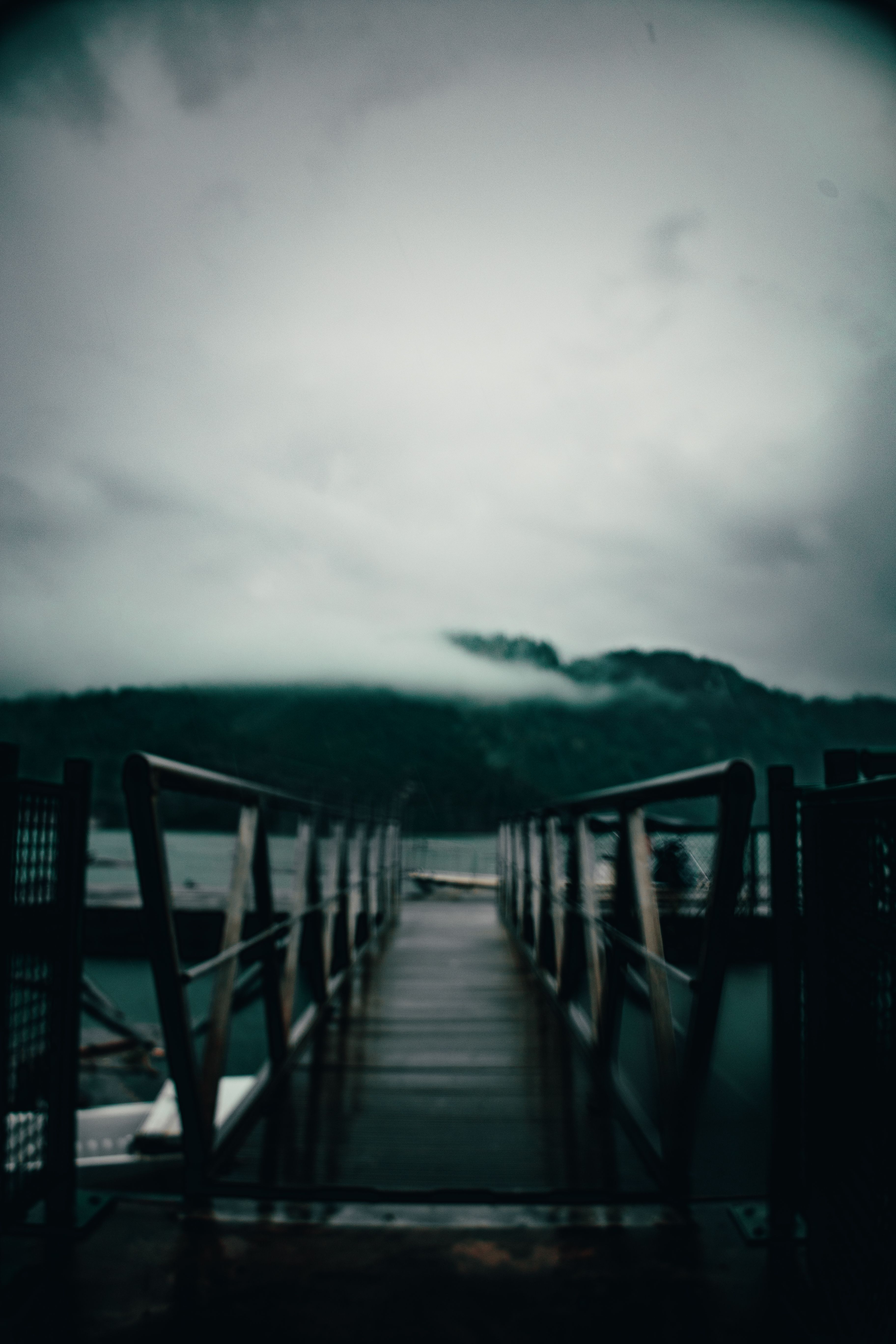 Brown Wooden Dock Under White Clouds · Free Stock Photo