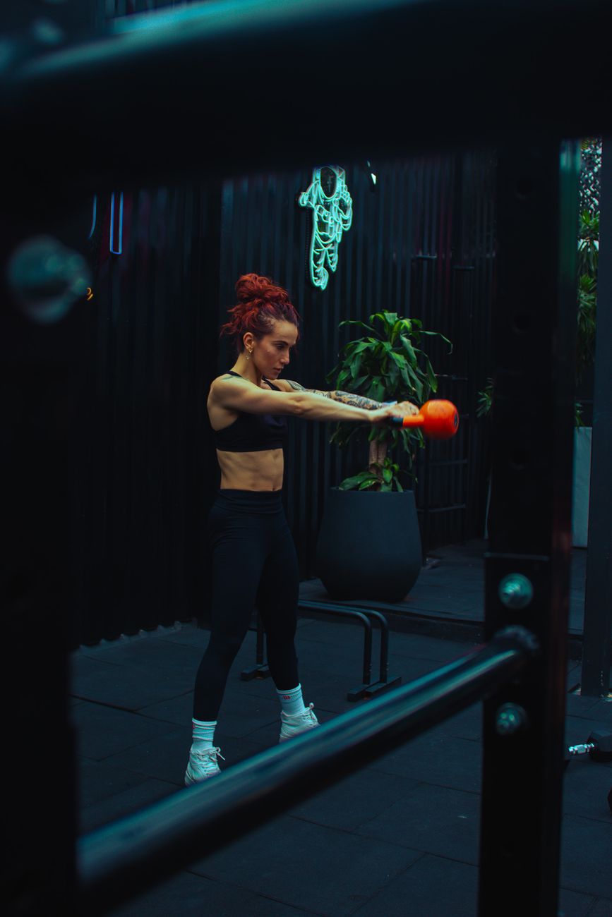 Today's fitness win: showing up 🏋️♀️