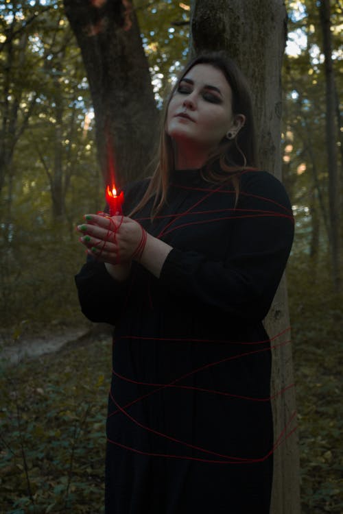 Imagine de stoc gratuită din arderea lumânării, conceptual, femeie