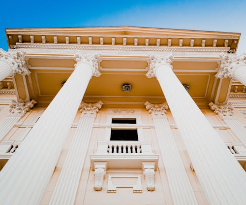 Ornamented Building with Columns