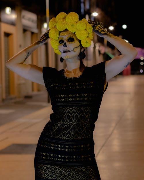 Ingyenes stockfotó a halál napja, arcfestés, catrina témában