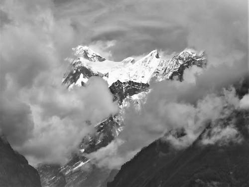 annapurna, dağ, doğa içeren Ücretsiz stok fotoğraf