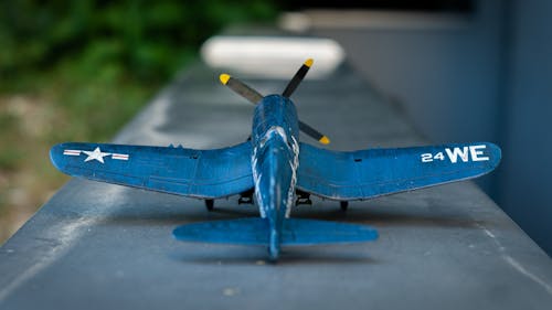 Close-up of a Toy Airplane 