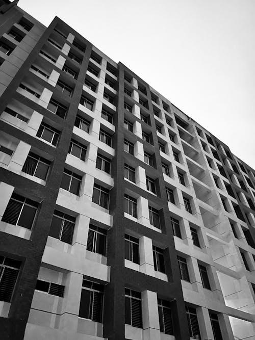 Free Low Angle Shot of a Block of Flats  Stock Photo