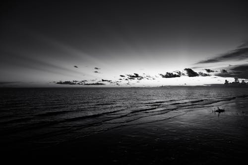 구름, 드론으로 찍은 사진, 바다의 무료 스톡 사진