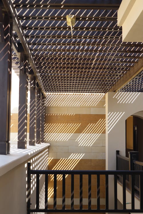 Free Natural Light Shining in the Interior of a Building Stock Photo