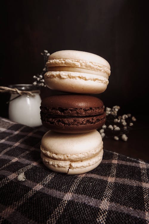 A French Macarons Close-Up Photo