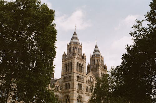 A Natural History Museum Under the Cloudy Sky