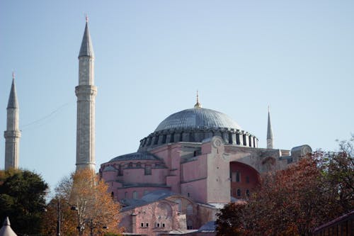 Ancient Hagia Sophia Grand Mosque in Turkey