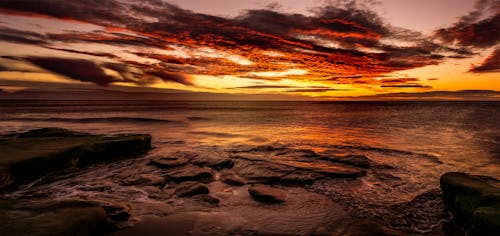 Photo of Sea During Dusk