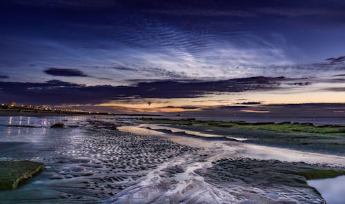 Photos gratuites de aube, bord de mer, ciel