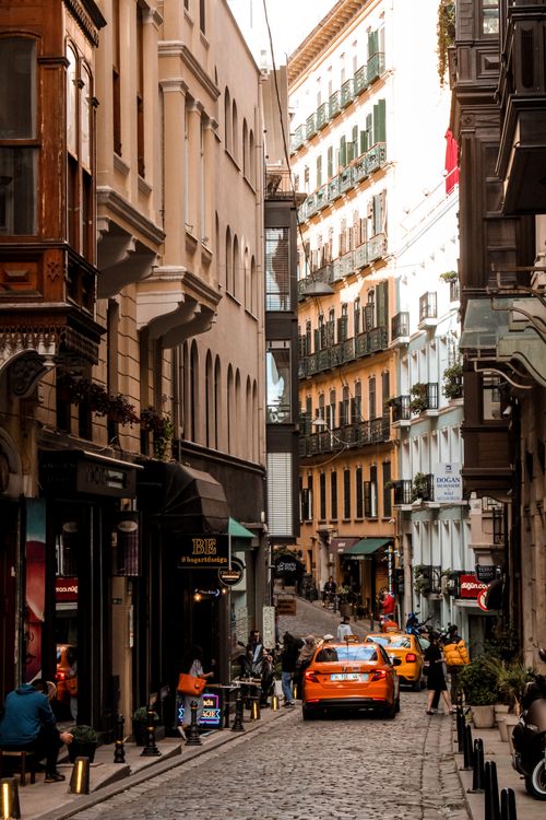 Free Explore a bustling alleyway in historic İstanbul filled with vibrant life and culture. Stock Photo