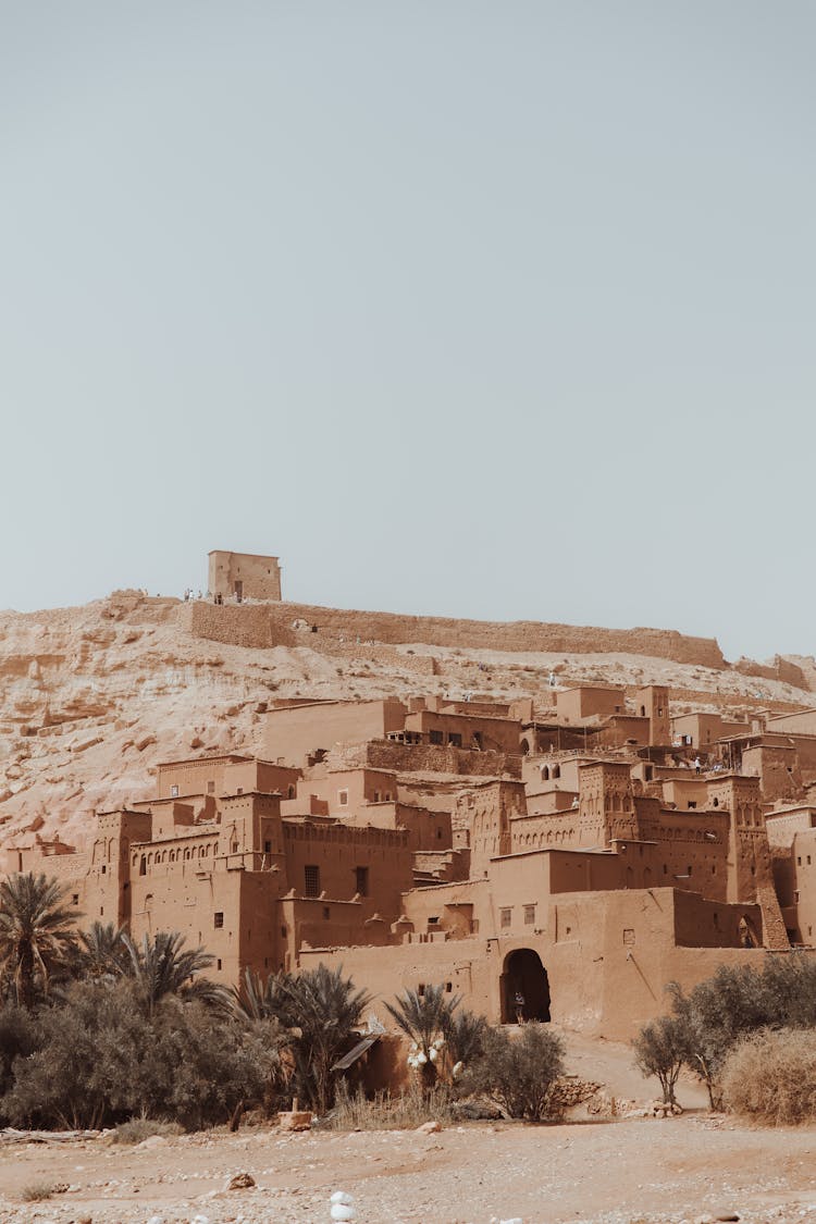 Buildings Ait Ben Haddou Kasbah, Morocco