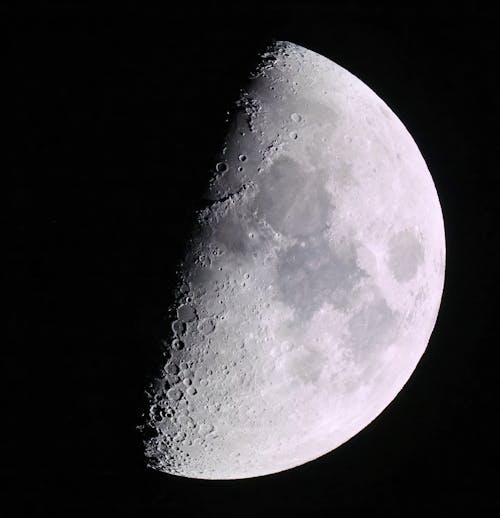 單色, 天文攝影, 月球的 的 免費圖庫相片