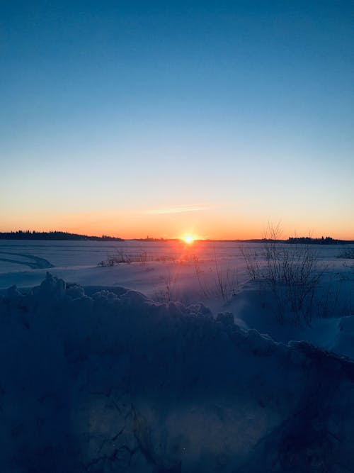 Fotos de stock gratuitas de amanecer, clima frío, invierno