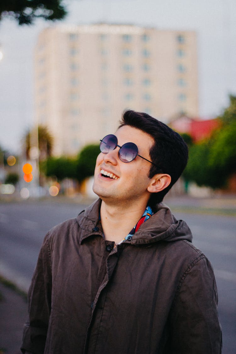 Portrait Of Smiling Man Sightsee