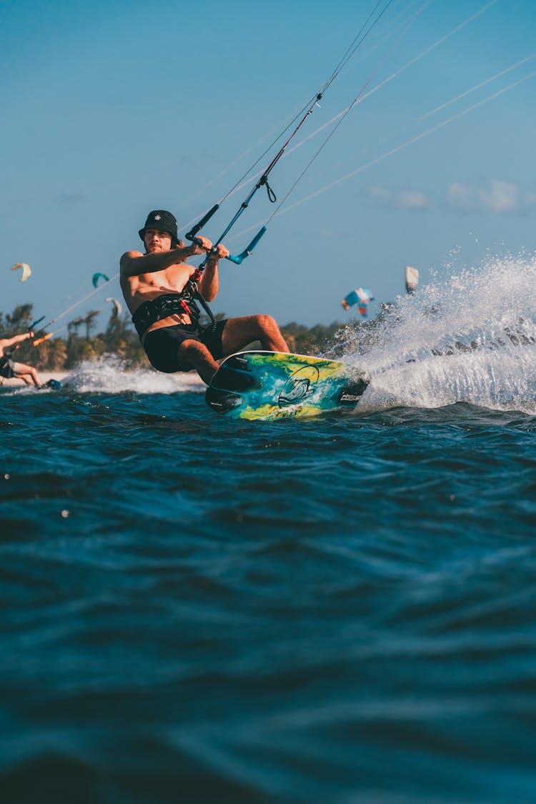 Man Wakeboarding 