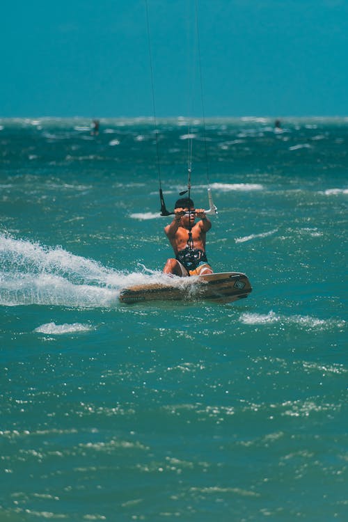 Základová fotografie zdarma na téma akce, kitesurfing, léto