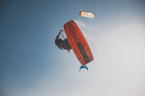 Kite Surfer in Air