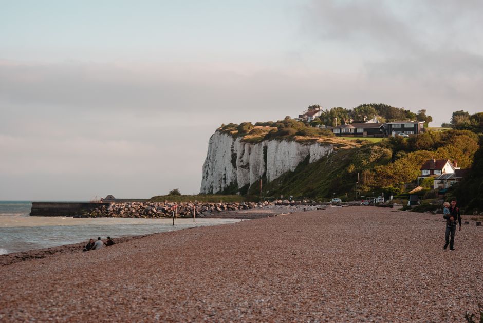 UK beach white sand turquoise water