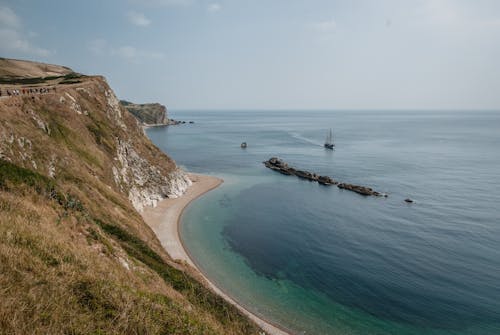 Free stock photo of beach, cliffs, england