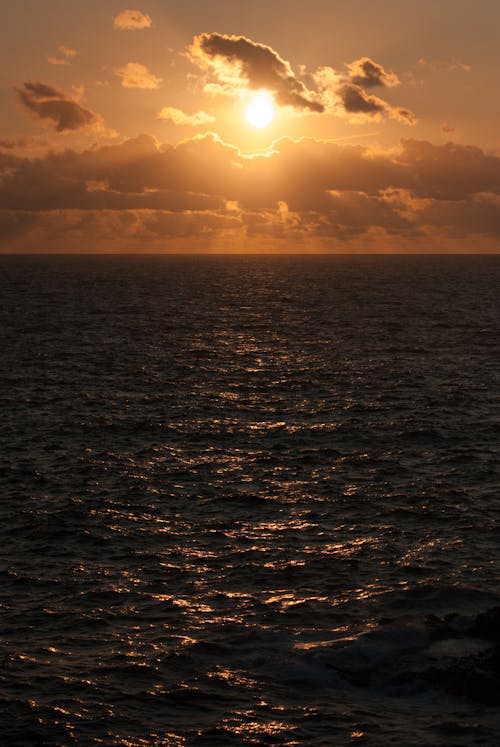 Free Silhouette Photography of Rippling Body of Water Stock Photo