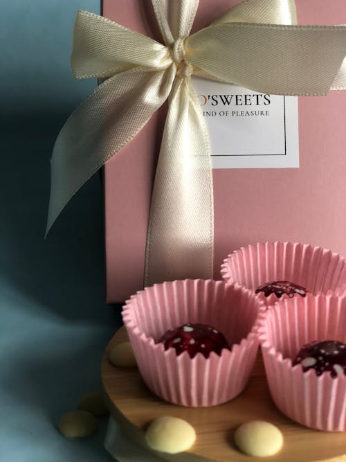 Desserts on Pink Cupcake Lines