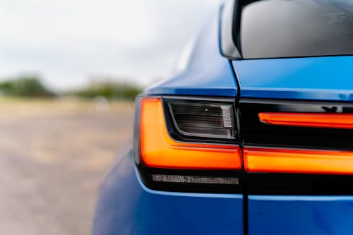 Close Up Photo of a Taillight