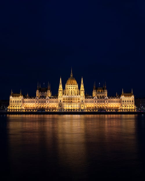 Gratis Casa Del Parlamento En Budapest Foto de stock