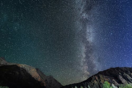 Free Photo of Starry Sky during Nighttime Stock Photo