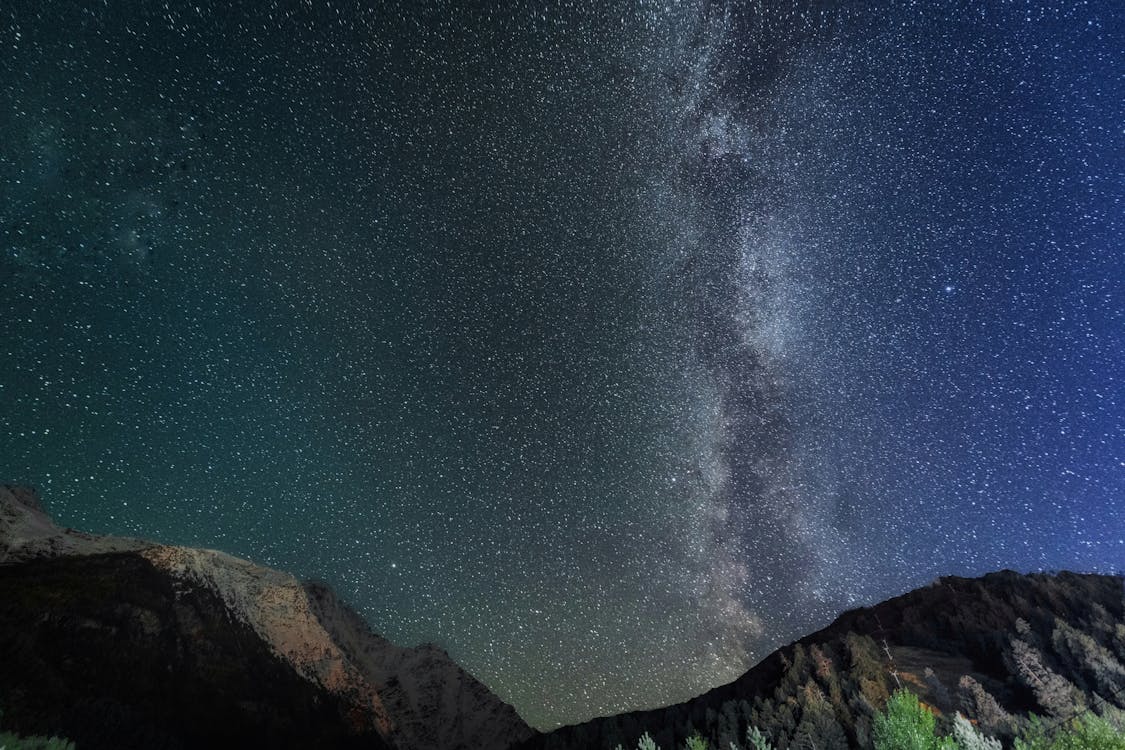 คลังภาพถ่ายฟรี ของ astrophotography, กลางคืน, กาแล็กซี