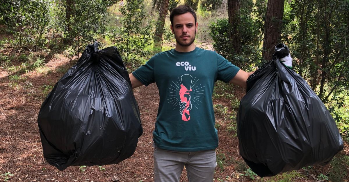 Man Holding Garbage Bags · Free Stock Photo