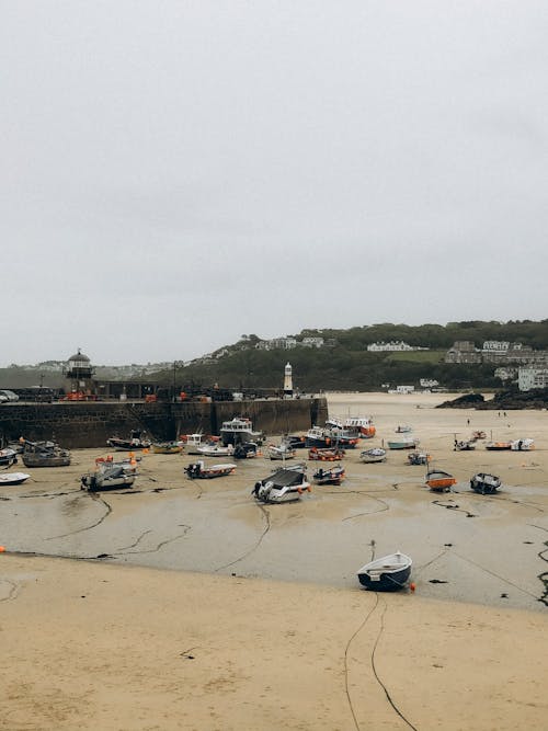 St Ives Harbor, Cornwall, England, UK