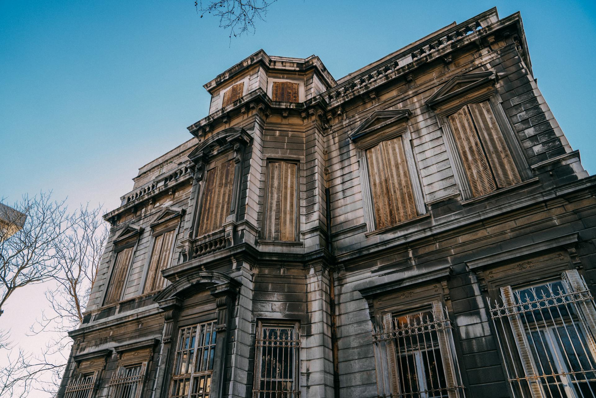 Facade of an Abandoned Residence