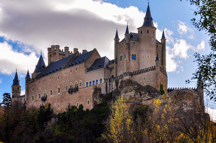 Alcazar De Segovia Castle In Spain 